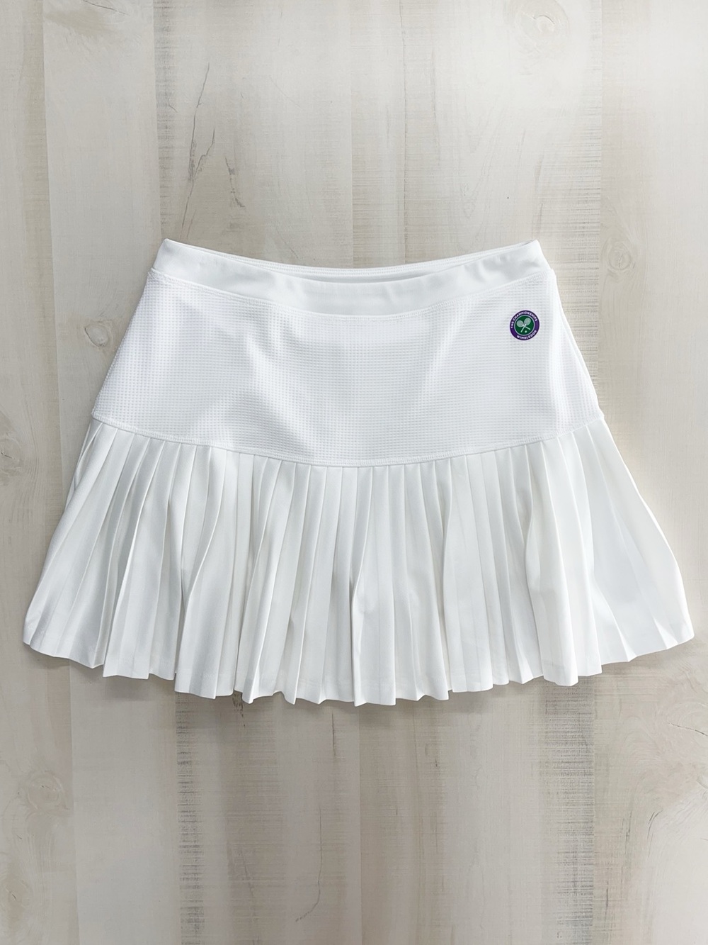WIMBLEDON SPORT white womens pleated skirt skort tennis S - Picture 1 of 6